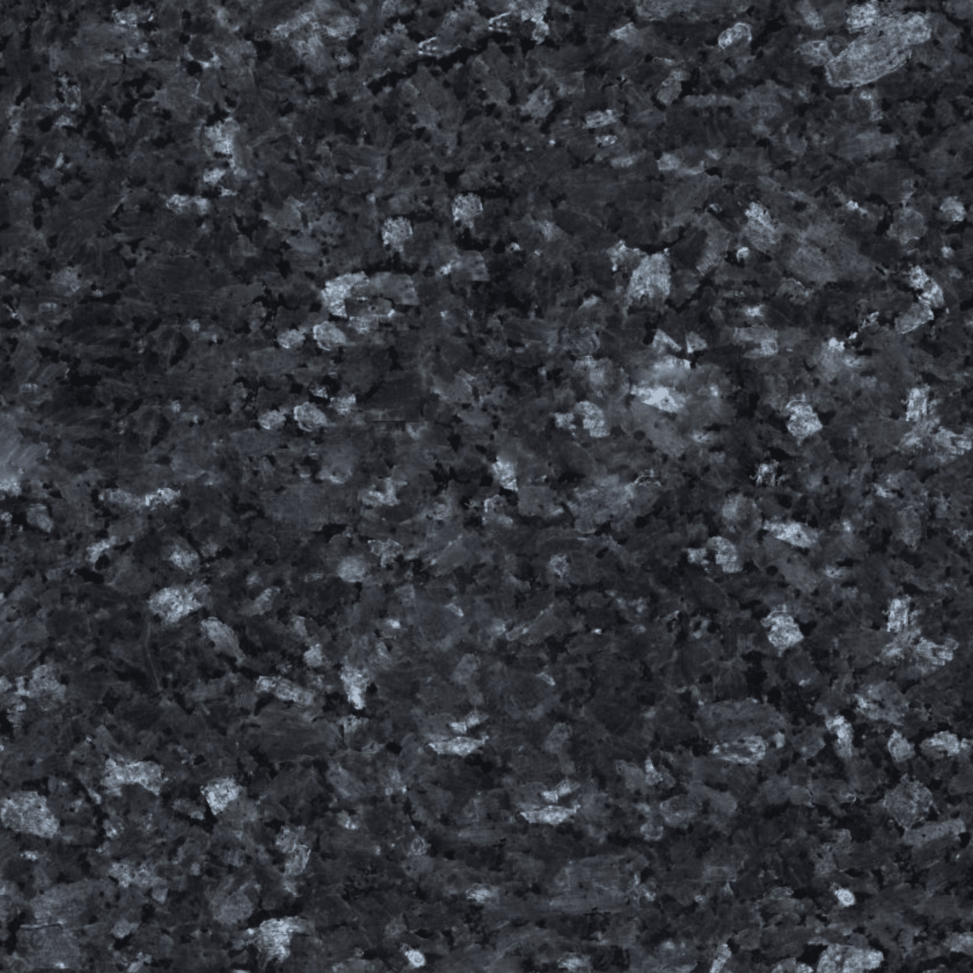 Blue Pearl granite — polished swatch from Texas Lonestar Monuments