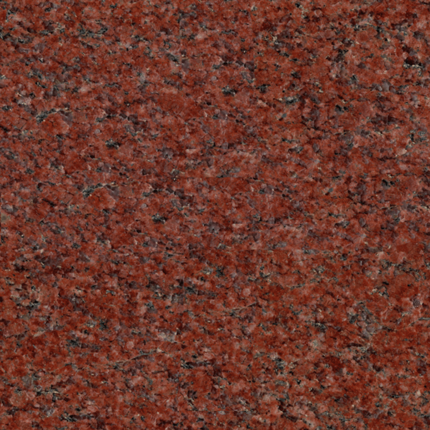 India Red granite — polished swatch from Texas Lonestar Monuments